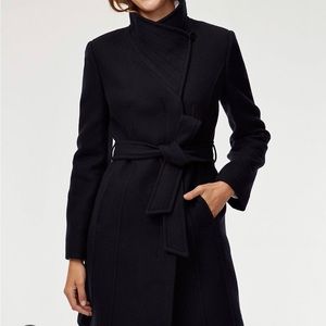 BABATON Atelier The Connor Wool Coat in Black Size Small